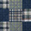 Mountain Plaid Eddie Bauer Madrona Blue Cotton Reversible Quilt Set-87088990-87092880