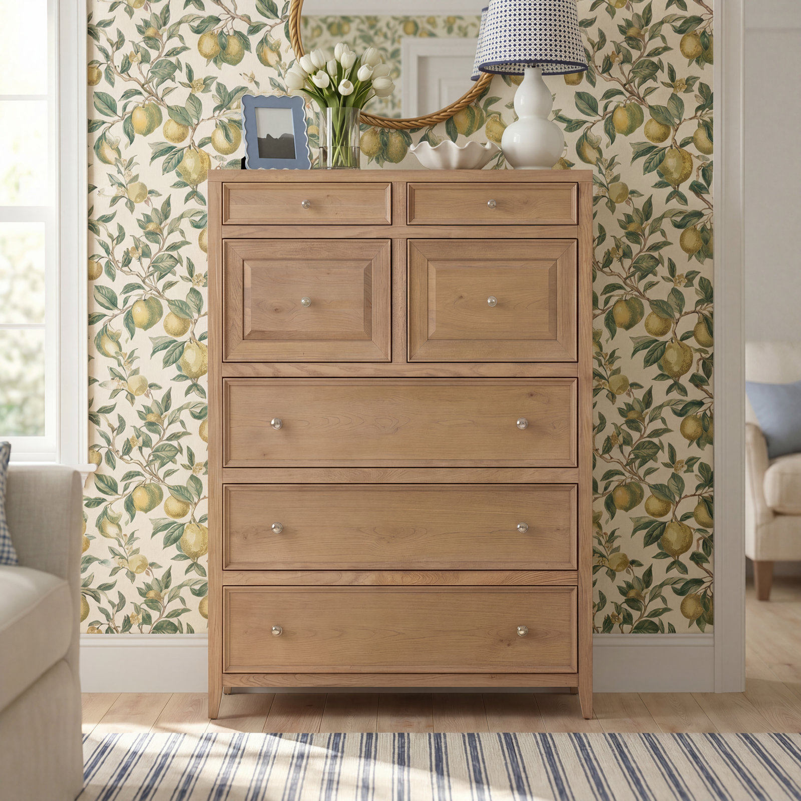 Rosalie 44" Cedar Dresser, Brown
