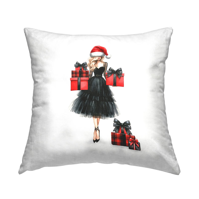 Coussin décoratif à la mode des Fêtes par Amanda Greenwood