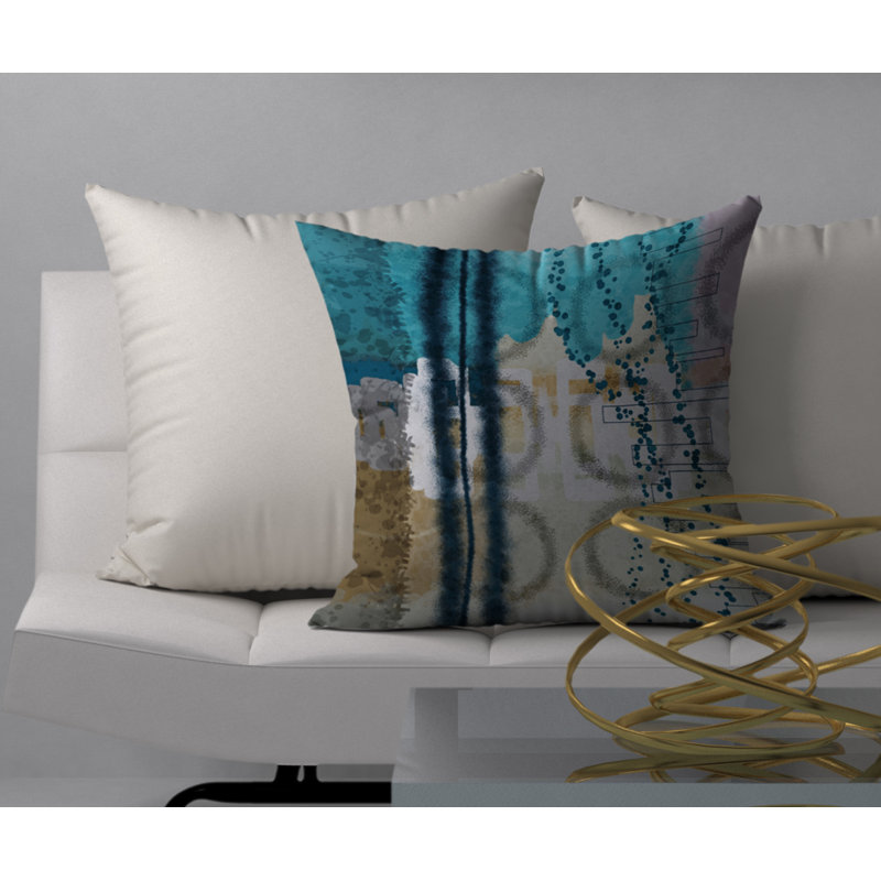 Coussin décoratif carrée renommée, 20 po x 20 po