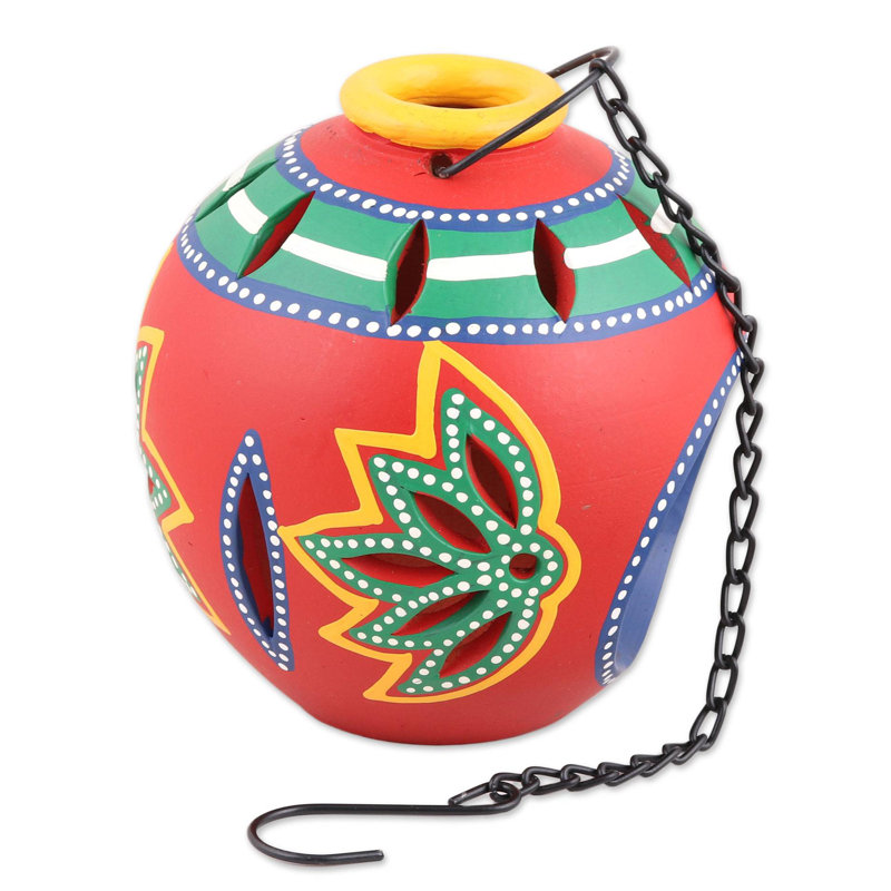Porte-votive en céramique lueur de fêtes