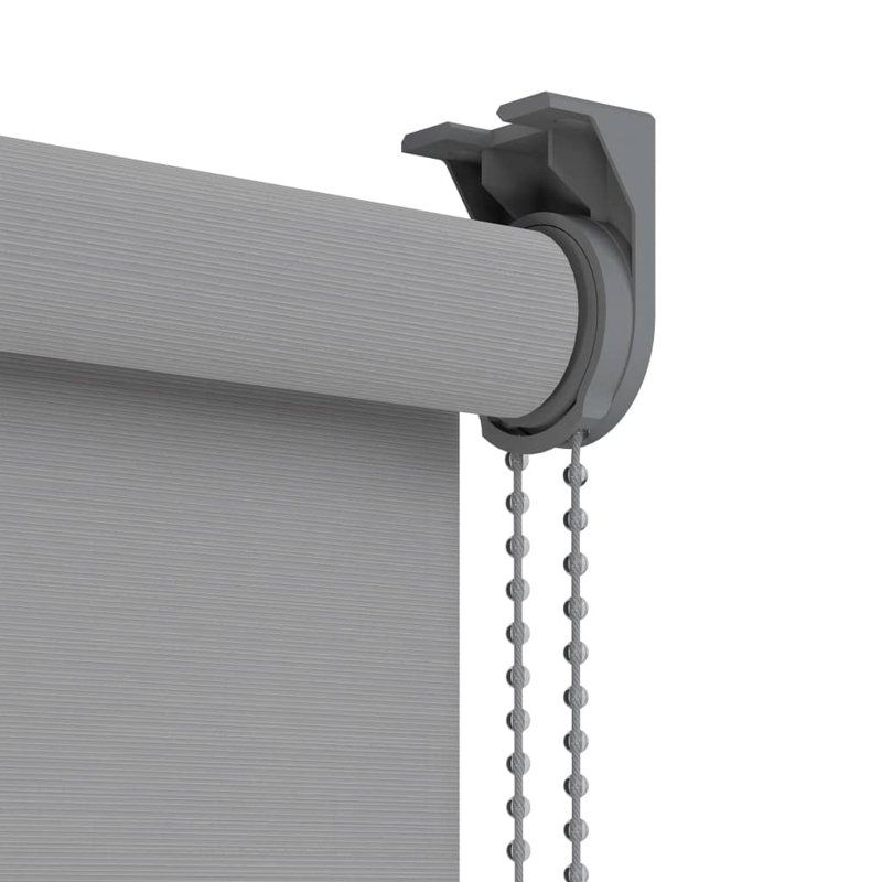 Decosol Roller Blinds Deluxe Translucent White Stripes, 150cm W x 190cm L