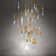 Kindjal 41 Light Crystal LED Multi-Light Pendant