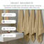 Ensemble de serviettes 24 pièces Willow - 100% coton peigné, qualité supérieure 630 g / m², lin, ultra-doux et très absorbant (6 serviettes de bain, 6 serviettes à main, 12 serviettes de toilette)-2017717014-2017717099