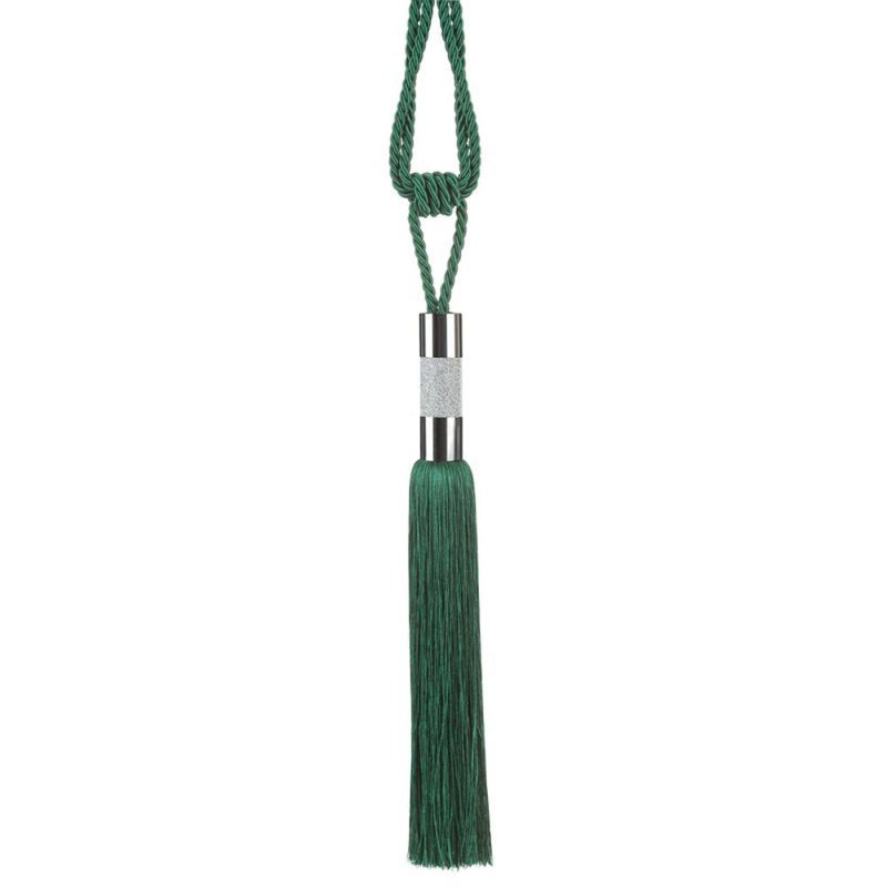 Marcelle Fabric 38cm Curtain Tieback, Green
