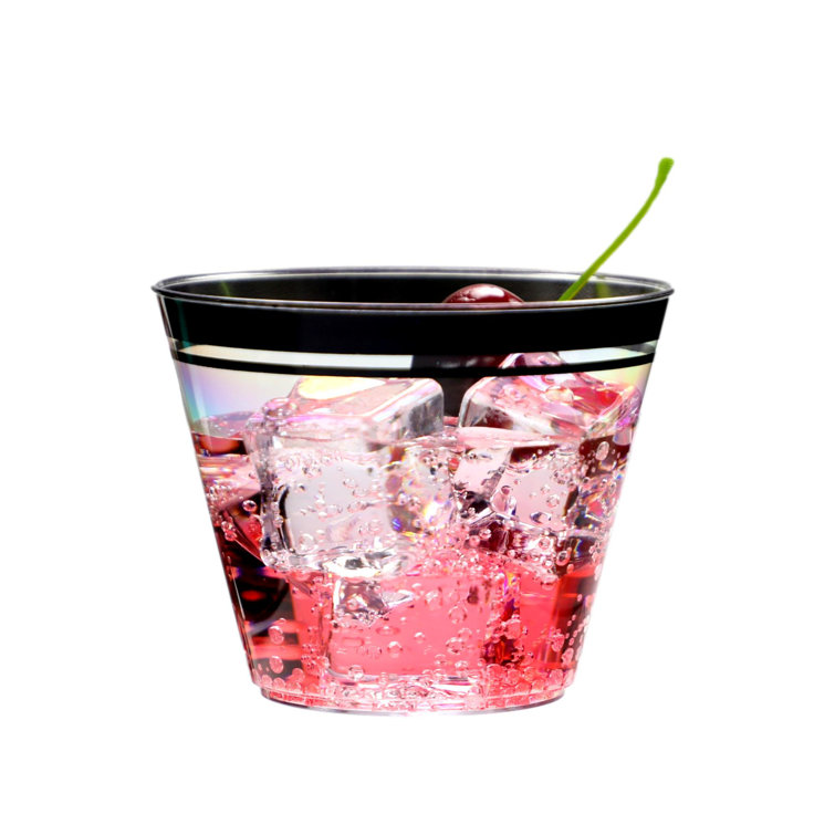 disposable colored plastic cups for party