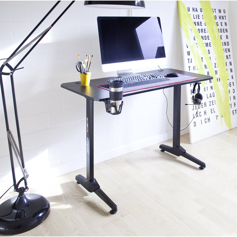 Metal Base Computer Desk