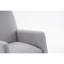 Chaise berçante en tissu avec repose-pieds Teddy-704234845