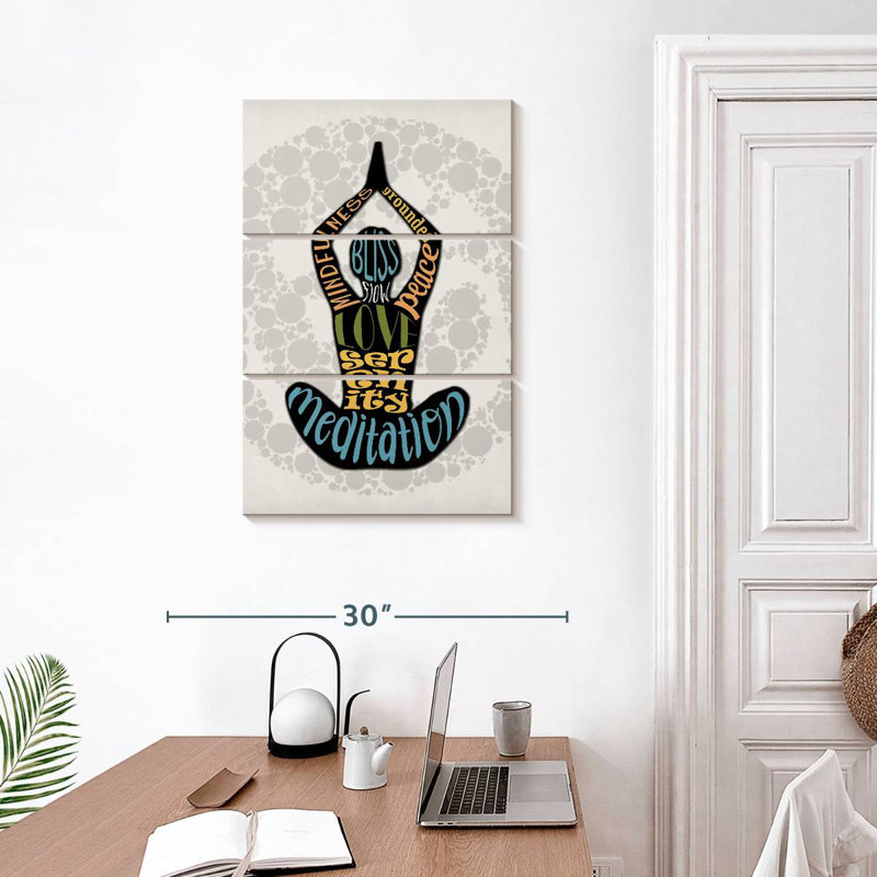 Senne Mindfulness Typography, 32" H x 20" W
