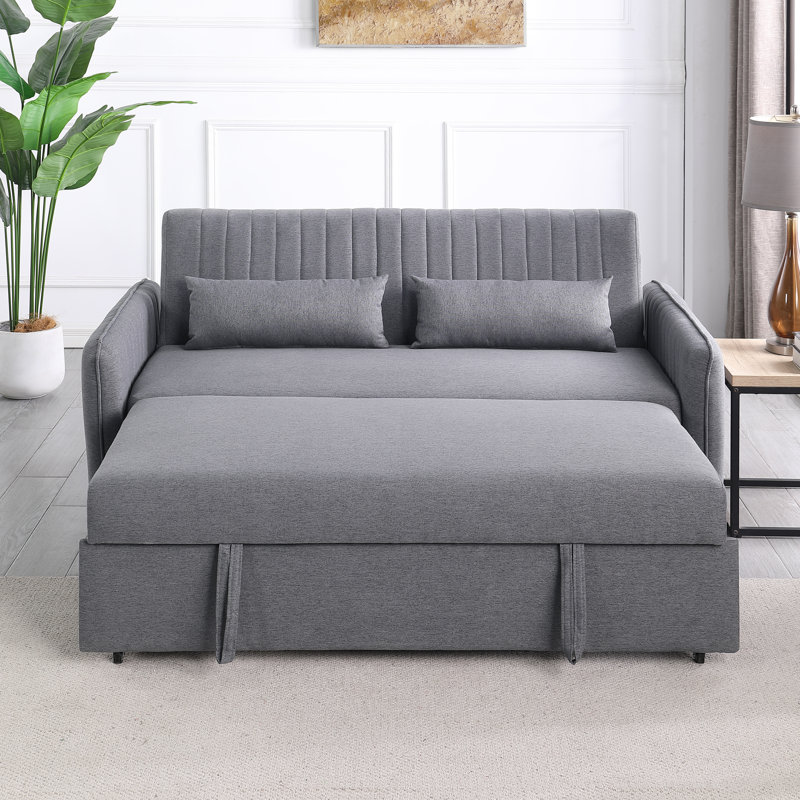 2 Seater Sofa Bed, Grey