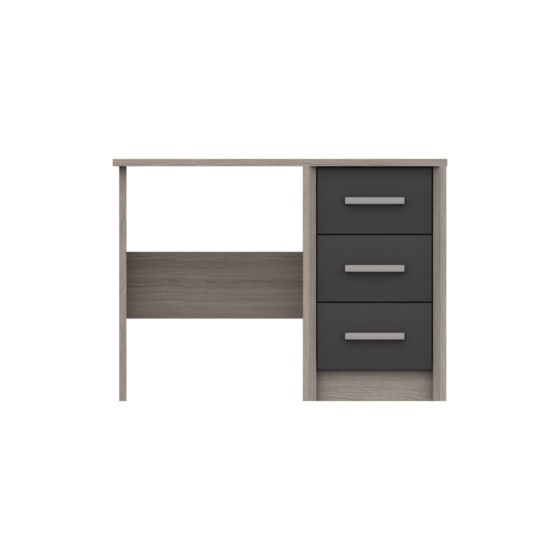 Colville Dressing Table, Grey Oak/Graphite Gloss
