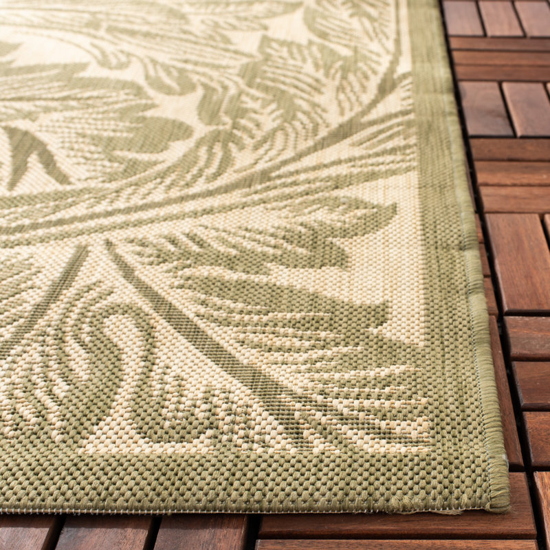 Herefordshire Performance Floral Indoor/Outdoor Area Rug, Rectangle 2'7" x 5'