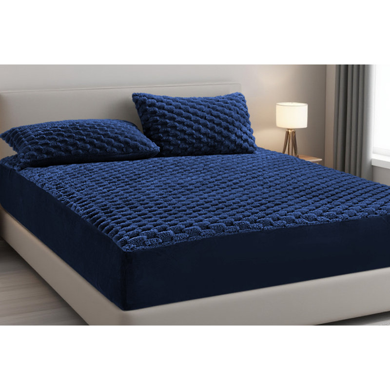 Fitted Sheet, Blue