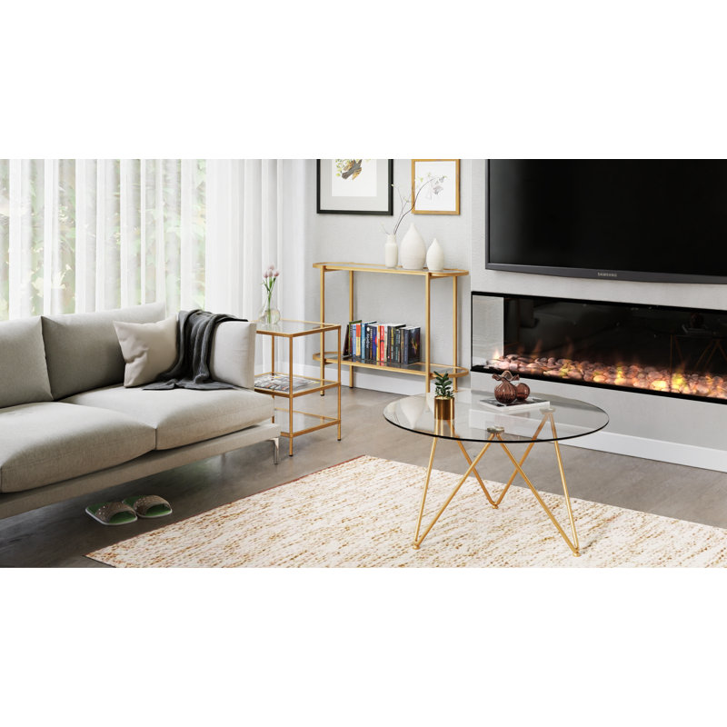 110cm Stone Top Console Table