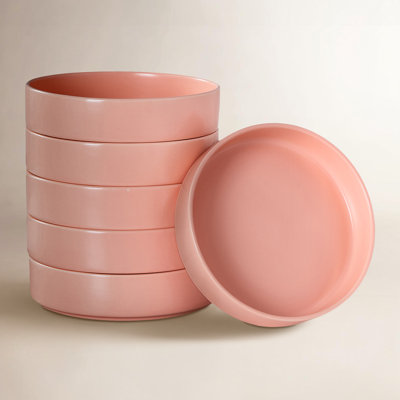 Joanna 6-Piece Pasta Bowl Set Porcelain