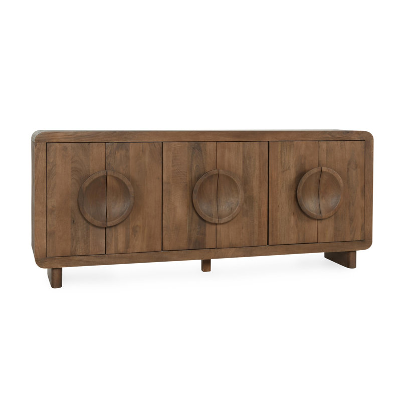 Vally 6 Door Solid Wood Sideboard