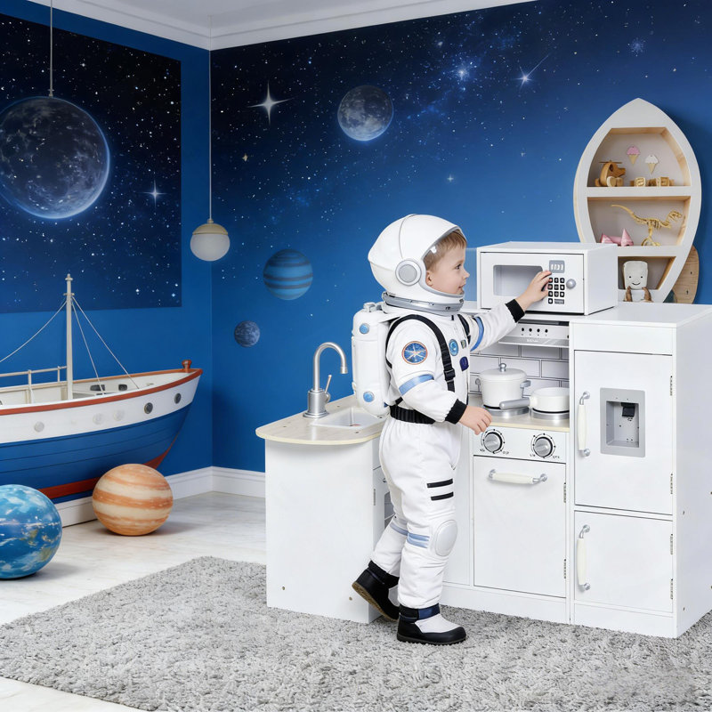 Ensemble de cuisine en bois pour jouets