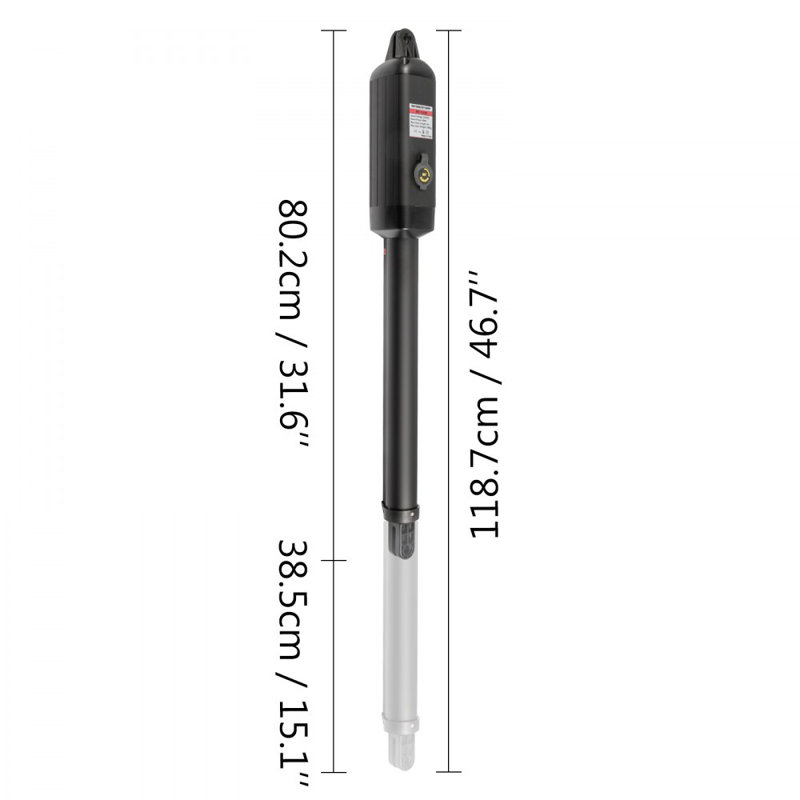 Double ouvre-porte à double battant Robuste et robuste, jusqu'à 660 lb et 18 pieds de long, ouvre-porte automatique à courant alternatif de 50 W avec télécommande et ouverture complète 16 mm / s