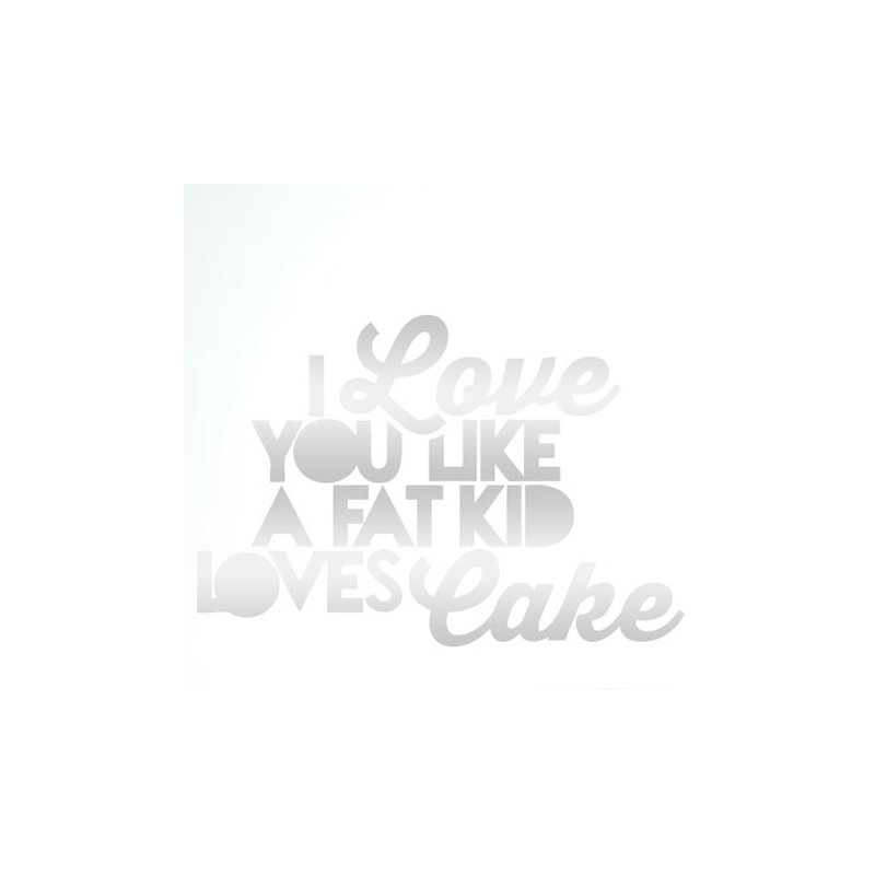 Non-Wall Damaging Wall Decal, Shiny Silver, Large