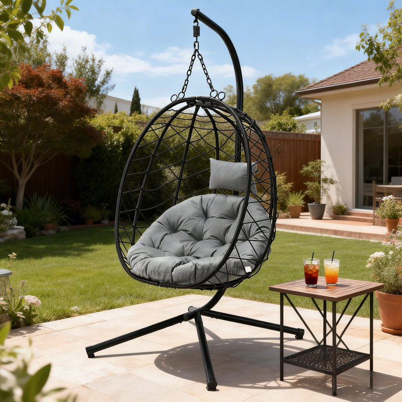 Hanging Chair, Gray, Technical Fabric
