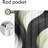 2PCS Abstract Swirl Decor Light Filtering Curtains with Black Green White Wavy Pattern, Modern Home Accent, Easy Hang Rod Pocket Design, All-Season for Living Room Bedroom Cabinet Decoration-128970888