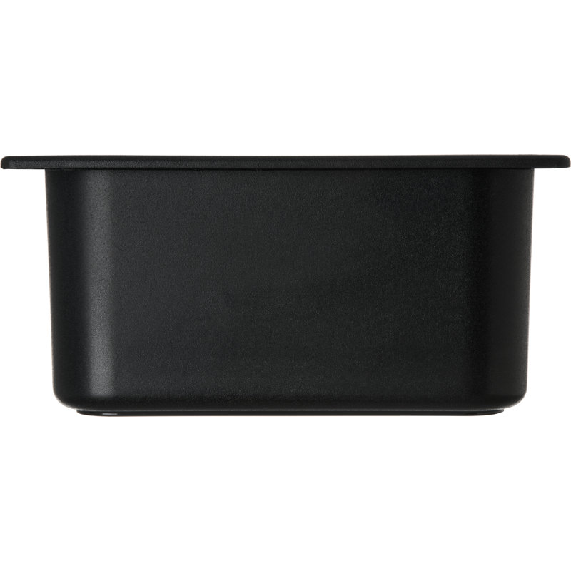 Carlisle Food Service Products Coldmaster® 1.5 Gallons Rectangle Plastic Food Storage Container, Black