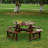 Outdoor 8 Person Picnic Table-1033354615