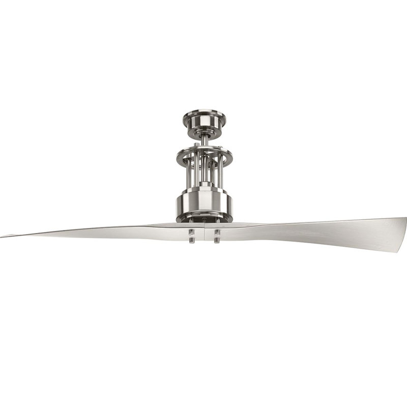 Spades 56'' Ceiling Fan, Brushed Nickel