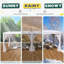 Pergola extérieure à lames orientables de 3,65 m x 6,10 m avec toit ajustable et drainage dissimulé – Gazebo rigide en aluminium antirouille pour patio, cour arrière, terrasse et jardin-96063593-127316493