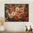 Assorted Bouquets Brown Autumn Symphony V - Assorted Bouquets Wood Print - On Natural Pine Wood-1396747964
