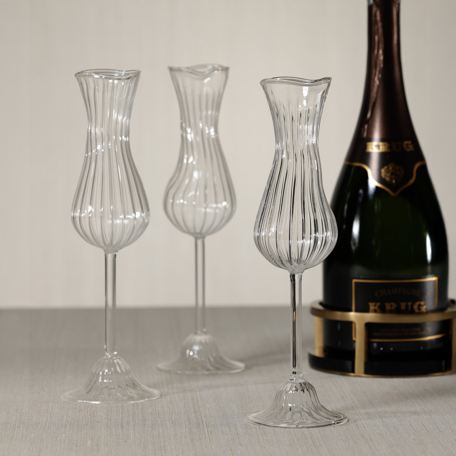 Mignon Champagne Glasses, Set of 4