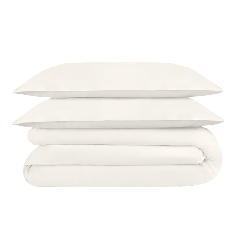 Ensemble de housse de couette avec taies décoratives Delara, Gris, Housse de couette pour grand lit et 2 taies décor
