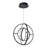 Kalidasa - Light Matte Black LED Unique/Statement Pendant-778647925