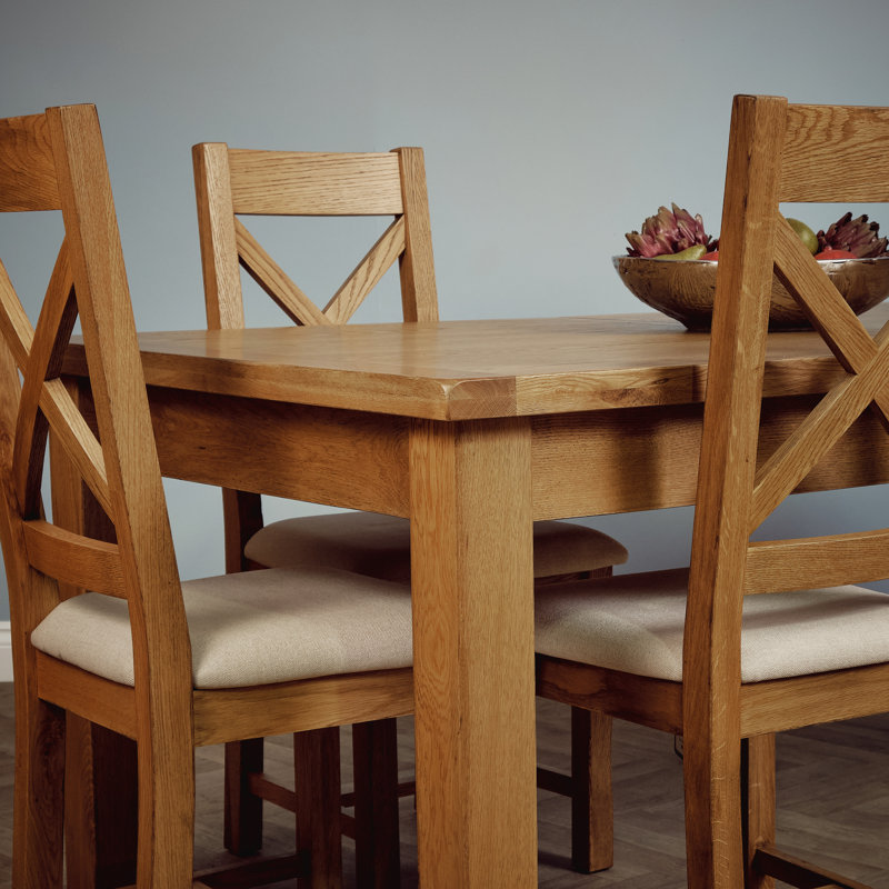 Oak Dining Table, 78cm H x 180cm L x 90cm W