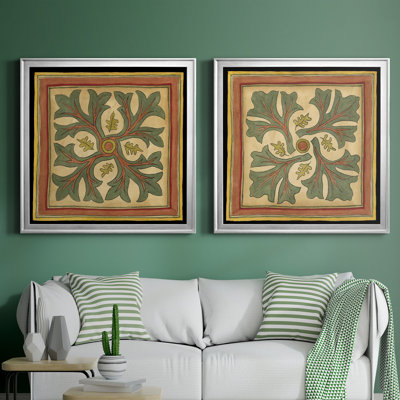 " Arts And Crafts Leaves I (HI) " 2 - Pieces