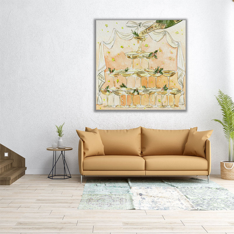Christmas Countdown II - reproduction d'art sur toile, H 16 po x l 16 po