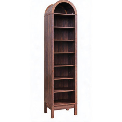Bibliothèque 70 pouces à 8 niveaux avec tablettes réglables pour le couloir du salon