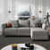 Manusite L-Shaped Modular Sectional Upholstered Couch With Storage Seat