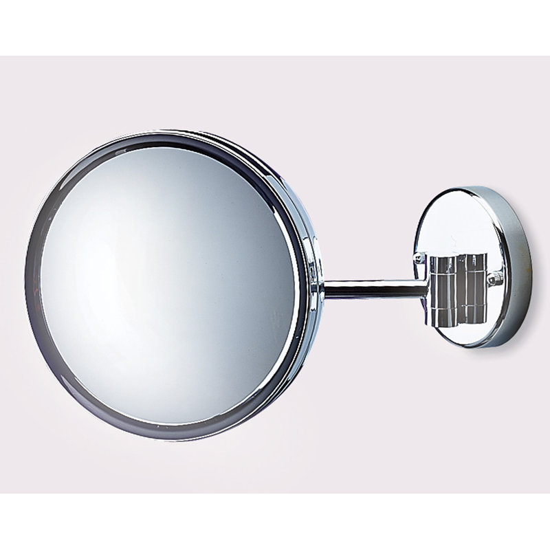 Jerdon 8.5" Wall Mount Magnified Makeup Mirror