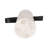 Marrice Decorative Object Marble and Leather Modern Handle Accent for Home Office Decor - 5" Black & White