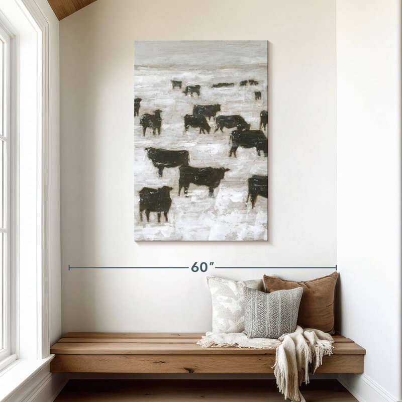 Brampt Winter Grazing II, 45" H x 30" W