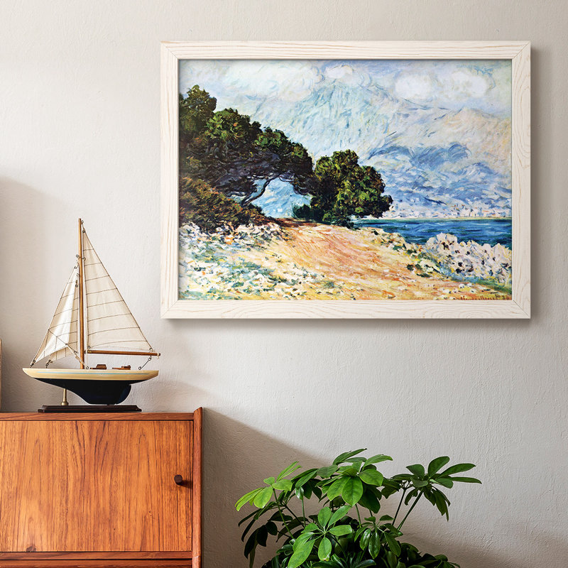 «Cape Martin in Menton» par Monet, reproduction sur toile, Blanc, H 28 po x l 42 po x P 1,5 po