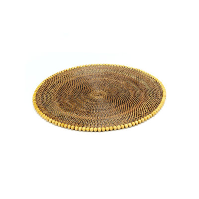 Round Beaded Placemat Set