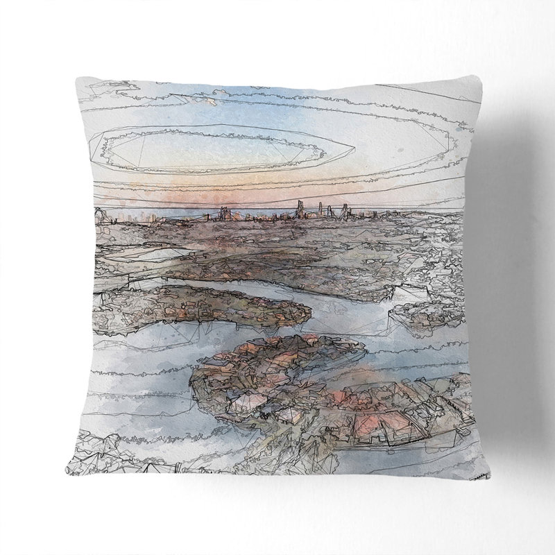 Square Throw Cushion, 55 x 55 cm