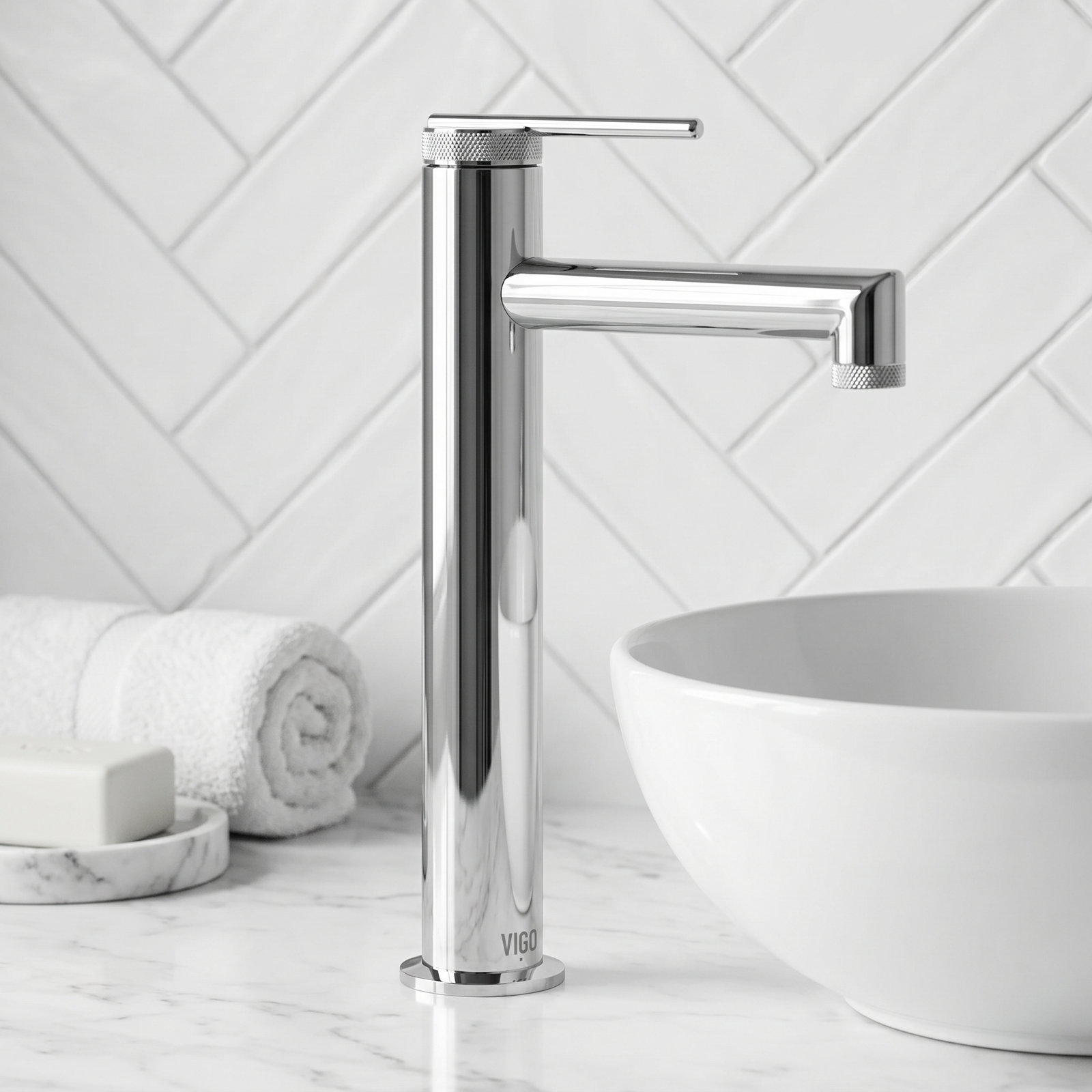 Sterling Vessel Bathroom Faucet, Chrome