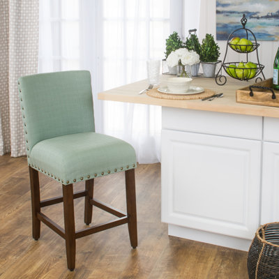 Tabouret de comptoir 24 po avec têtes de clou Arlene