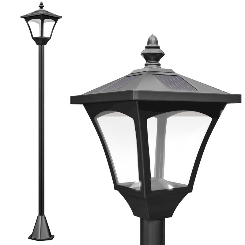 Lampadaire solaire de jardin à DEL 47 po