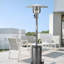 Chauffe-terrasse extérieur haute puissance 48 000 BTU avec dispositifs de sécurité et allumage piézoélectrique