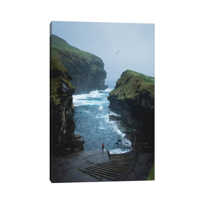 Gjogv, Faroe Islands by Steffen Fossbakk - Wrapped Canvas Print
