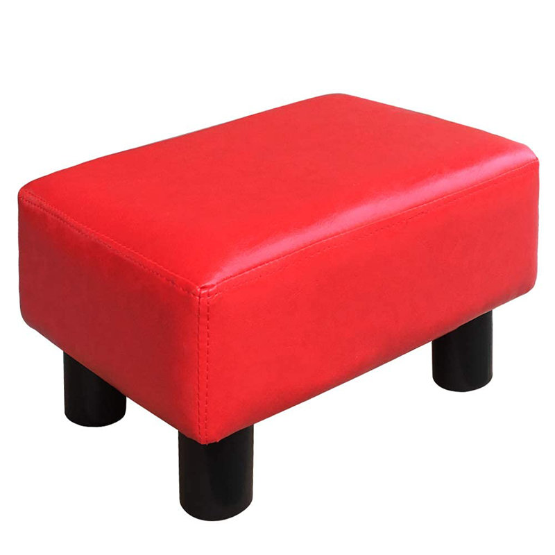 Repose-pieds Drida, Similicuir rouge